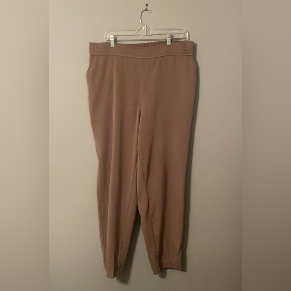 Max Studios Wide Leg Trouser - 1x - Tan